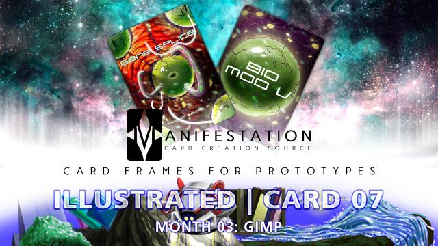 Manifestation CCS: Card Frames for Prototypes | Month 03: Card 07 (Sci-fi)